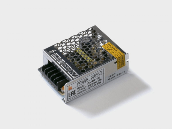Блок питания SWG для светодиодных лент 12V 40W, S-40-12