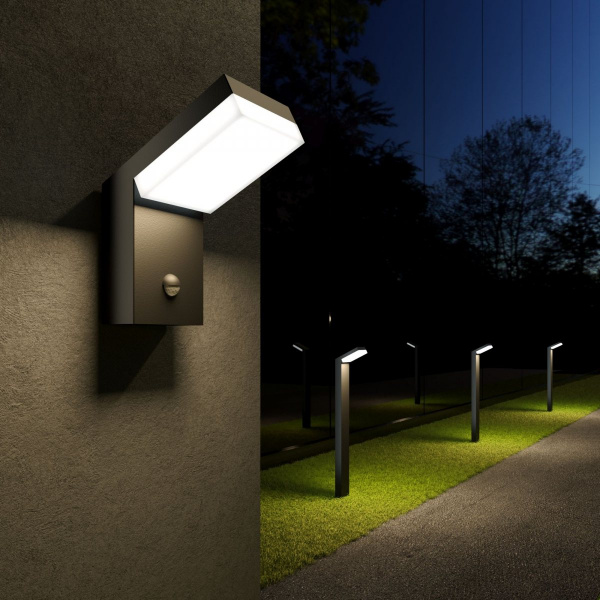 фото Ландшафтный светодиодный светильник Sensor IP54 1542 TECHNO LED черный