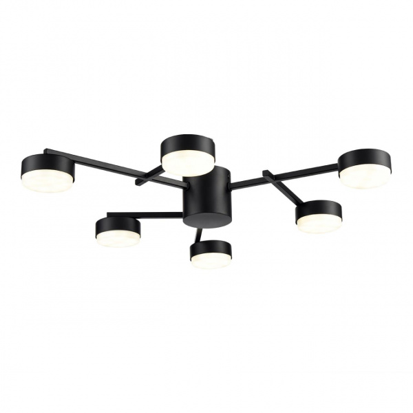 фото Черный, металл Люстра потолочная LED GX53 6*7W 220V DABRA COMFI, арт. 8186/6C