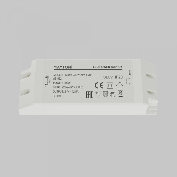 фото Источник напряжения PSL025 24В 300Вт IP20 Maytoni 821032, белый
