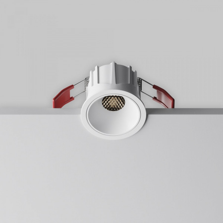 фото Встраиваемый светильник Maytoni Technical Alfa LED DL043-01-10W4K-RD-W-1, белый