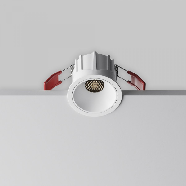 фото Встраиваемый светильник Maytoni Technical Alfa LED DL043-01-10W4K-RD-W-1, белый