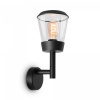 фото Уличный настенный светильник Maytoni Outdoor Faro O039WL-01B, черный