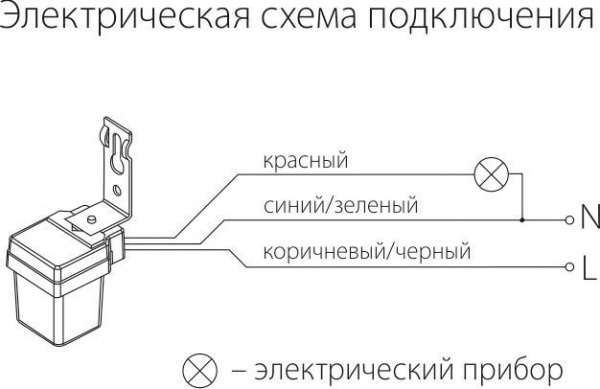фото Датчик освещенности 1200W IP44 SNS L 06