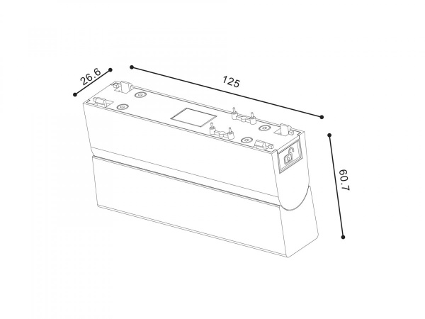 фото Светильник трековый SWG SLIM, 48В 10W черный 2700-6000К, DL-SLIM-FLBL-10-CCT