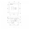 фото Розетка ТВ+Ethernet RJ-45 6 cat. (слоновая кость) W1181303