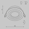 фото Встраиваемый светильник Maytoni Technical Atom DL023-2-01S, серебро