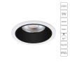 Точечный встраиваемый светильник Arte Lamp CHESS A3313PL-1WH