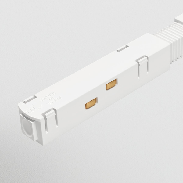 фото Коннектор питания прямой S35 белый Maytoni Technical TRA004PC-22W