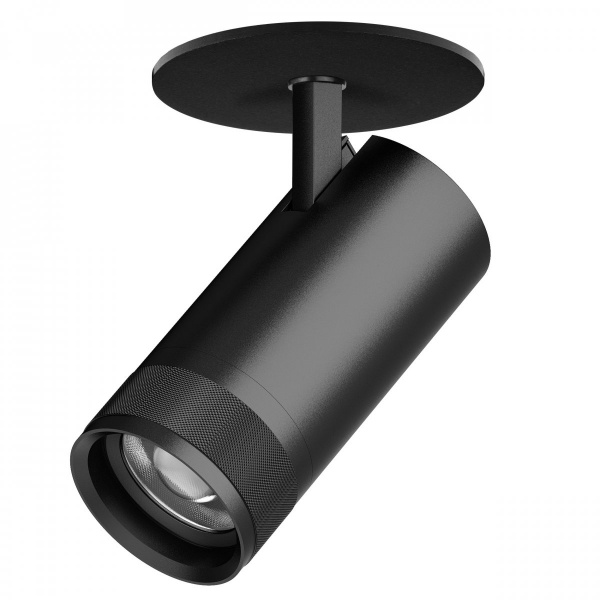 Светильник встраиваемый 30W 2100LM 20-55G с адаптером Canno Pro, черный Lightstar C4307RS