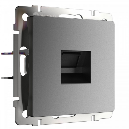 фото Розетка Ethernet RJ-45 (графит матовый) W1181064