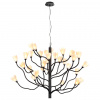 фото Черный матовый/белый/фарфор Люстра G4 LED 30*5W GARDI MODERN, арт. 5090/30