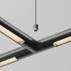 фото Тросовый подвес 1000мм с потолочной чашей для системы Shelf Maytoni Technical CA029SW-L1000-B, черный