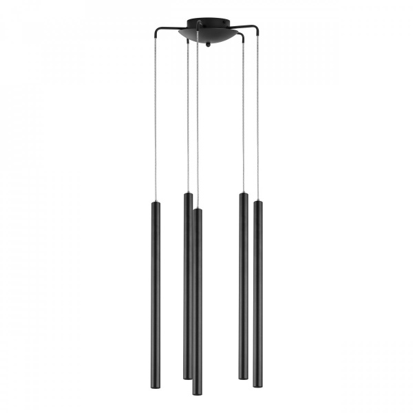 Люстра подвесная Tubo, черный Lightstar L5T747237