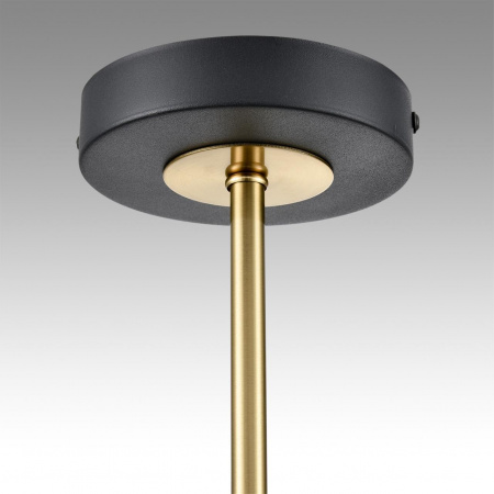 фото Черный/латунь, металл/акрил Люстра потолочная LED GX53 8*7W 220V LANIKA COMFI, арт. 8240/8C