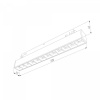 фото Slim Magnetic Трековый светильник 12W 4000K Artas чёрный/золото 85103/01