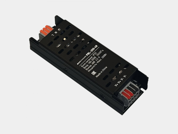 Блок питания черный SWG IP20, PBL-200-48, 200Вт, 48В