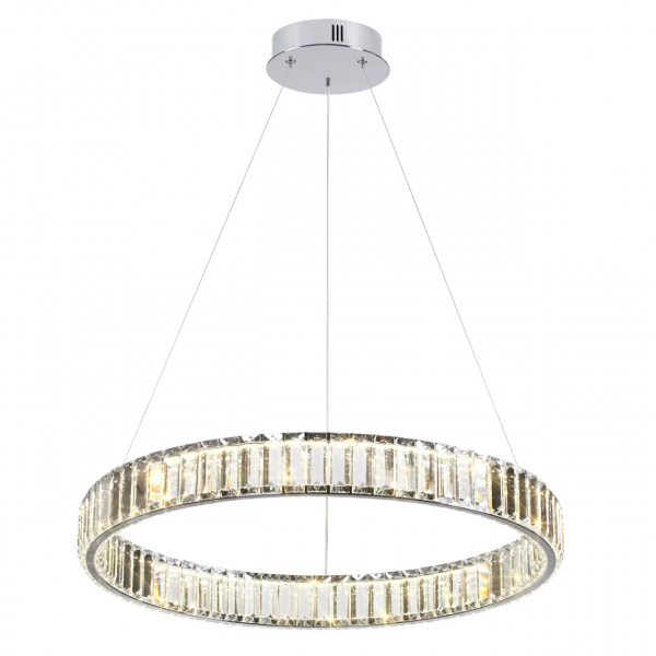 фото Хром/прозрачный металл/хрусталь Люстра LED 36W 4000K 4280Лм VEKIA L-VISION, арт. 4930/36L