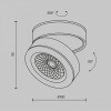 фото Потолочный светильник Maytoni Technical Magic C022CL-12W3K-W-1, белый
