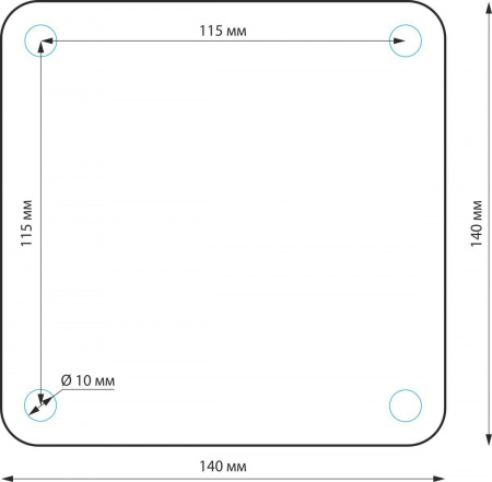 фото Ландшафтный светильник 1550 Techno черный IP54