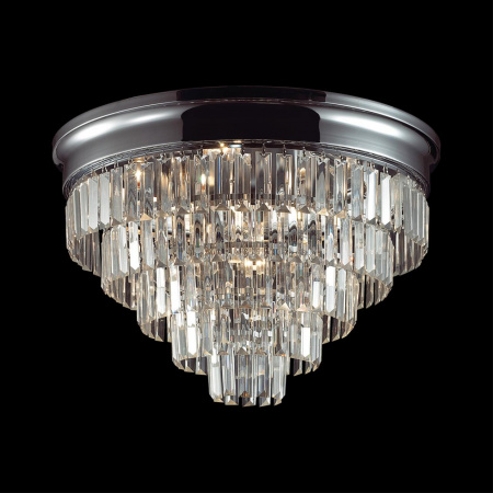 фото Хром/хрусталь металл/прозрачный Люстра потолочная Е14 8*40W 220V ZAHA CLASSI, арт. 8266/8C