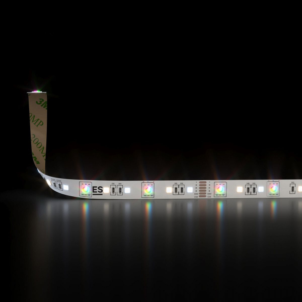 Светодиодная лента 24 В 16 Вт/м 90 Led/м 5050+2835+2835 IP20, MIX RGB/теплый белый 3300K/холодный белый 6500K, 5 м