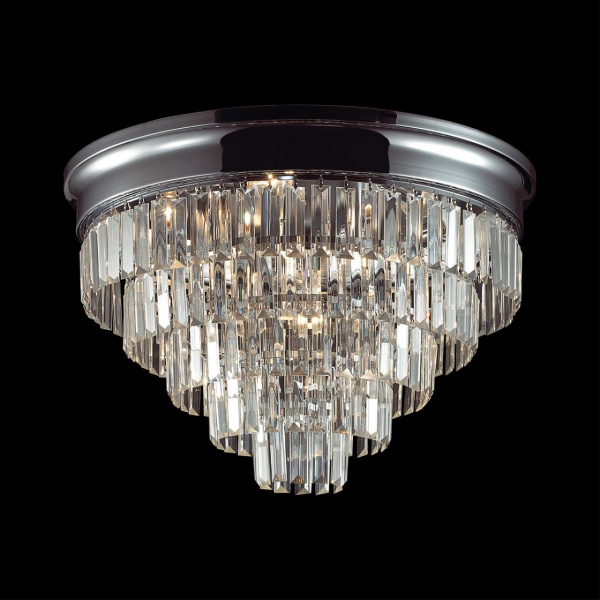 фото Хром/хрусталь металл/прозрачный Люстра потолочная Е14 8*40W 220V ZAHA CLASSI, арт. 8266/8C