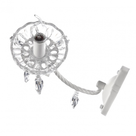 фото Белый металл/хрусталь Бра E14 1*40W 220V SNOW CLASSI, арт. 8189/1W
