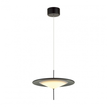 фото Черный/белый матовый металл/акрил Подвес LED 16W 3000K STEKA L-VISION, арт. 5012/16L