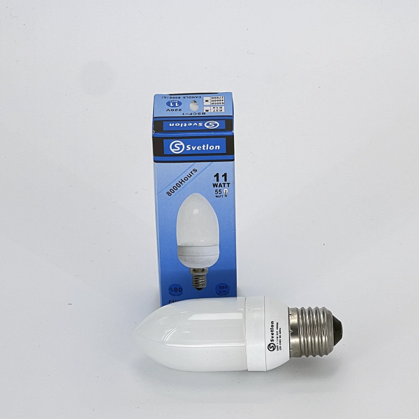 Компактная люминесцентная лампа, "Конус" mini 11W E27 BSCF-1 2700K