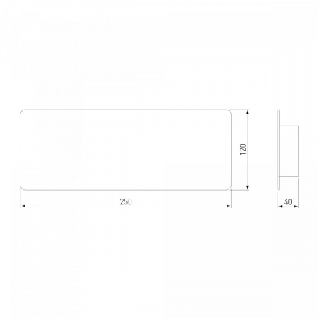 фото Настенный светодиодный светильник Angle LED 40138/1 белый 40138/1 LED