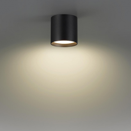 фото Светильник черный/металл IP20 LED 8W 480Лм 3000K/4000K/6000K 120° 220-240V OBEN HIGHTECH, арт. 7129/8CL