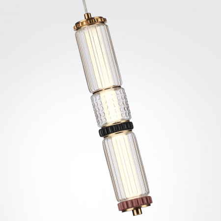 фото Сатин.латунь/терракот/черный Подвес LED 12W 4000K COLLIER L-VISION, арт. 5455/12L