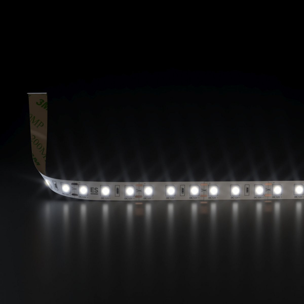 Светодиодная лента 12 В 9,6 Вт/м 120 Led/м 2835 IP20, дневной белый 4200К, 5 м