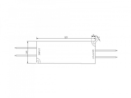 фото Блок Питания SWG для светодиодных лент IP 67 пластик 40 W, 12V, LV-40-12