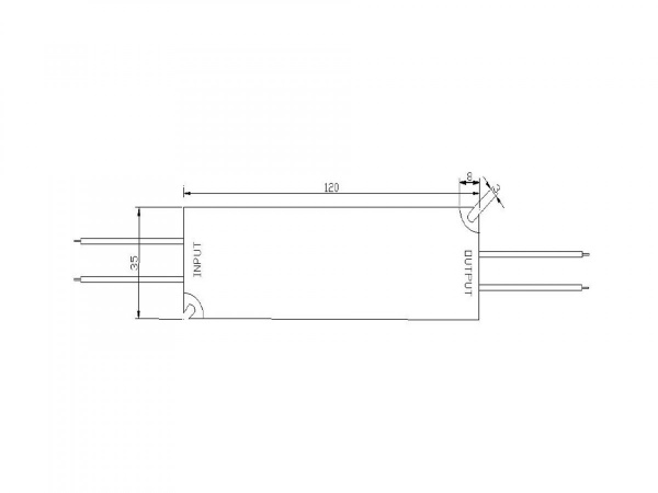 фото Блок Питания SWG для светодиодных лент IP 67 пластик 40 W, 12V, LV-40-12