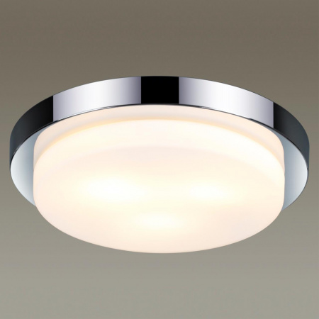 фото Хром/стекло Н/п светильник IP44 E14 3*40W 220V HOLGER DROPS, арт. 2746/3C