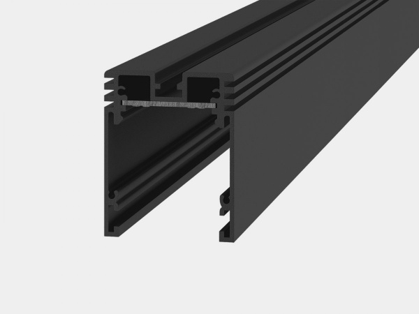 Трек SWG SY низковольтный универсальный,черный SY-C-SL-601201-2-BL, 2м RU PCB Серебро