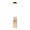 Бронзовый/янтарный металл/стекло Подвес E14 1*40W PIMPA MODERN, арт. 5019/1