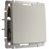 фото Выключатель одноклавишный (дымчатый) W1210004