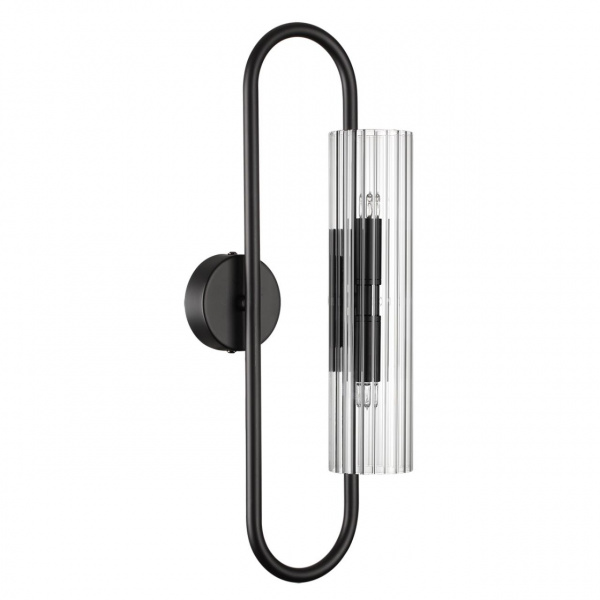 Черный/прозрачный/металл/стекло Бра G9 2*20W 220V TORONTO SUSPENTIONI, арт. 6561/2W