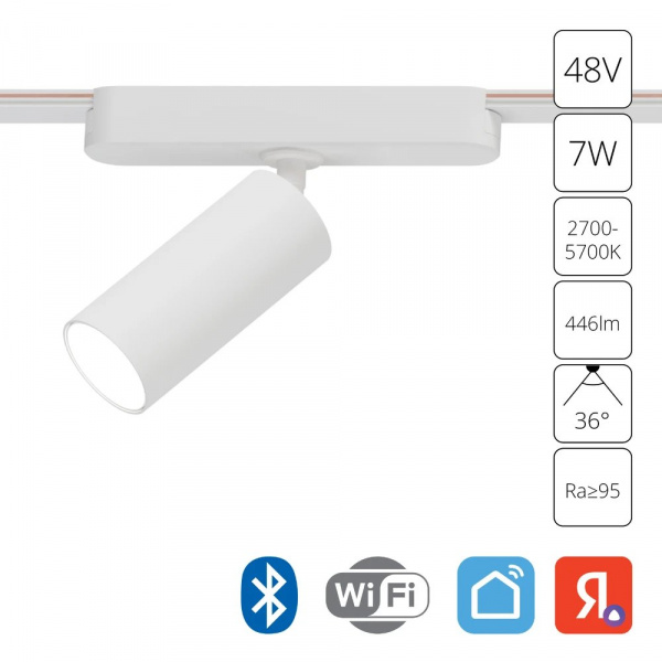 Магнитный трековый светильник Arte Lamp RAPID SMART A2956PL-1WH