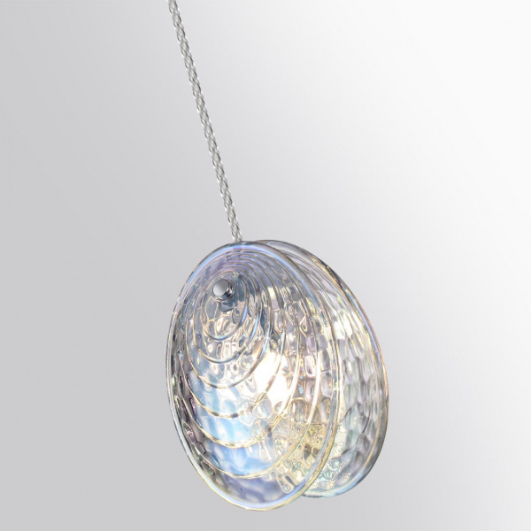 фото Черный/перламутровый/металл/стекло Подвес G9 1*40W MUSSELS MODERN, арт. 5039/1A