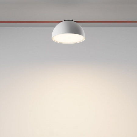 фото Трековый подвесной светильник Maytoni Technical Bowl TR126B-20W3K-W, белый