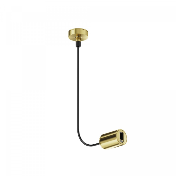 Ввод питания боковой Flarity латунь Maytoni Technical TRA154C-SB1-BS