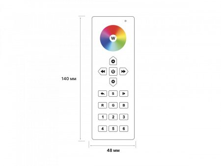 фото Пульт SWG EasyDim, R-6RGB