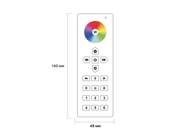 фото Пульт SWG EasyDim, R-6RGB