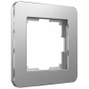 фото Рамка из металла на 1 пост Platinum алюминий W0012606