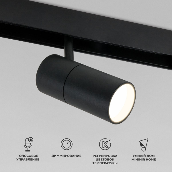 фото Умный трековый светильник 12W 2700-6500K Dim R02 Slim Magnetic 85075/01