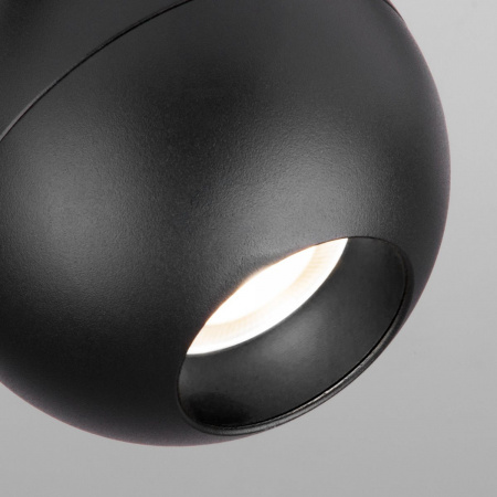 фото Трековый светодиодный светильник для однофазного шинопровода Ball Черный 8W 4200K LTB76